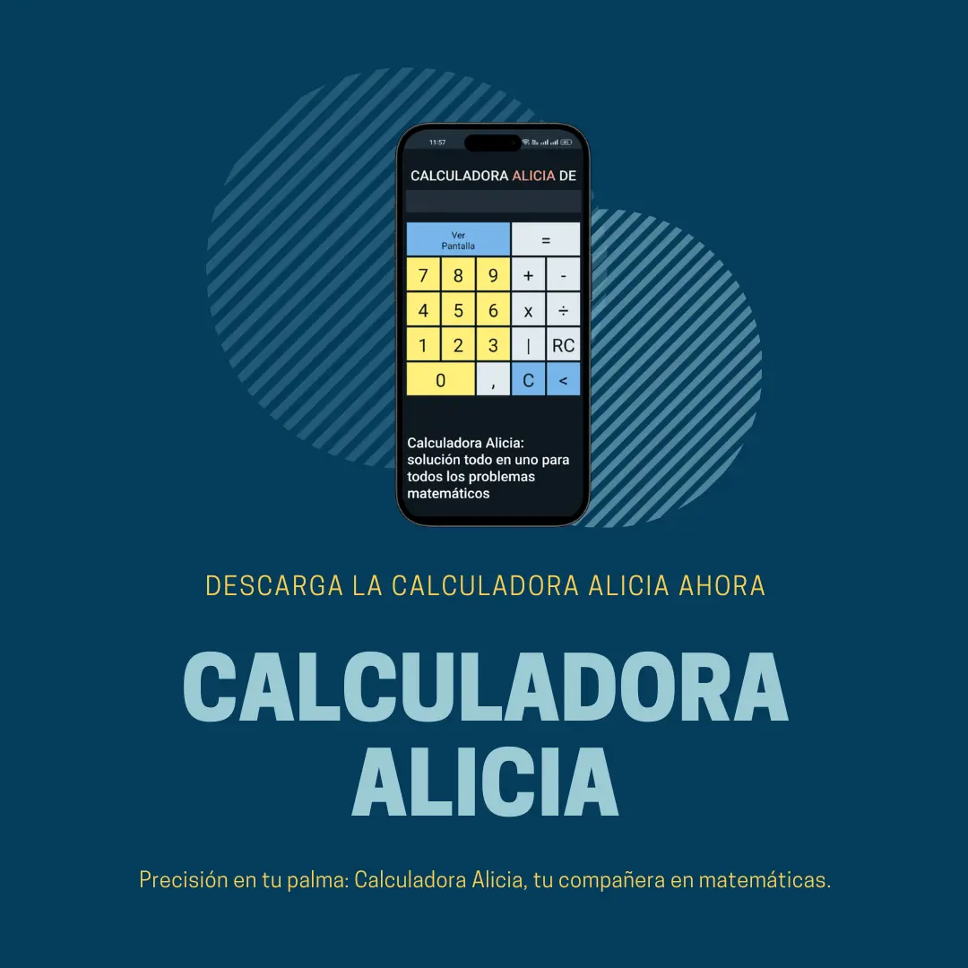 calculadora alicia apk cover